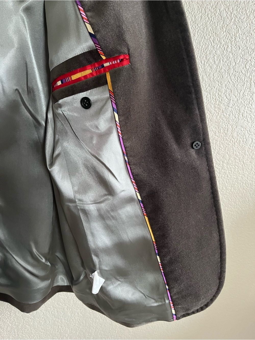 Velvet Single-Button Blazer - Picture 8 of 16